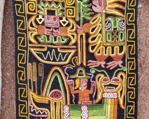 אומנות קיר רקומה